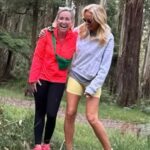 Carrie Bickmore Instagram - Forest fun for city girls @fifi_box 👯‍♀️ 🌳 Drove 90 mins to find the forest closed. 🤔 Drove another hour to find an open forest 🙃 Picnic ✅ Hide and seek ✅ First LEECH encounter ✅ Photo cred: a 4 year old.