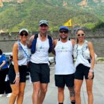 Carrie Bickmore Instagram - We did it!!!! One of the greatest experiences ever running the Great Wall of China. Donna was with us every step of the way. We’re on a mission to raise 1 million dollars for brain cancer. Please please donate. ❤️ To our little crew Carrie, Sean, Samantha and Sam it will be something we never forget 🥹 Please help us with our fight to find a cure for brain cancer by donating via the link in our bio 🙏 @braincancercentre @carriesb4bc #braincancercentre #doingitfordonna #seethecolour🌈