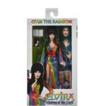 Cassandra Peterson Instagram - ANNOUNCEMENT! 🏳️‍🌈 🖤 ➖ Elvira - Over the Rainbow Elvira 8” Clothed Figure ➖ Celebrate Pride Month with Elvira, Mistress of the Dark! The devilishly delightful Cassandra Peterson has played the part of Elvira for more than 40 years with grace, humor and more than a little camp. NECA is proud to present this “Over the Rainbow” Elvira figure, celebrating the horror and queer icon in a never-before-seen, sparkling rainbow dress for your collection. With an original tailored fabric gown, glittery ruby red heels, and a yellow brick display base, she’s definitely not in Kansas anymore! This fully articulated 8-inch action figure features new faceplate technology with two interchangeable expressions and hands, including brand new ones that allow you to recreate Elvira’s signature pose! She comes with a book accessory of Peterson’s memoir, “Yours Cruelly, Elvira”, and a double-sided flag with 10 stickers to customize and show your unique pride!  ➖ Available now on thenecastore.com, and shipping to your favorite NECA retailer in June! ➖ #Elvira #MistressoftheDark #Pride #OvertheRainbow #CassandraPeterson #NECA #actionfigure