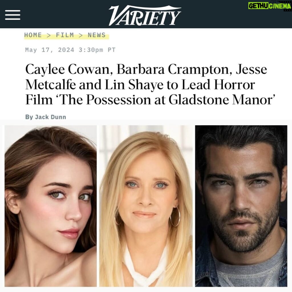 Caylee Cowan Instagram - Get ready to meet Jamie Black and her family in “The Possession at Gladstone Manor” 🏚️🎬🖤