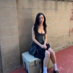 Cazzie David Instagram - waiting for my mom to pick me up from school