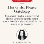 Cazzie David Instagram - Another in depth analysis of a trend no one has probably even seen but me @airmailweekly