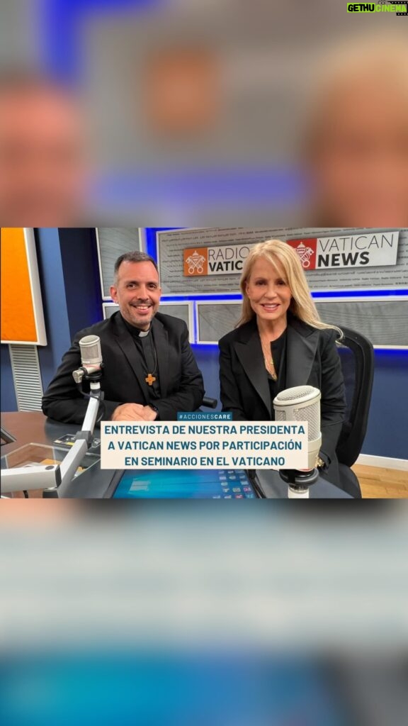 Cecilia Bolocco Instagram - #ACCIONESCARE | En la visita a El Vaticano, nuestra presidenta dio una entrevista a @vaticannews.es, donde conversó sobre su paso por el VII Seminario de Ética en el Gerenciamiento de Salud. Estamos felices y agradecidos por este viaje, donde tuvimos el honor de ser partícipe de este gran seminario, permitiéndonos colaborar y conectar con líderes e instituciones en la búsqueda de soluciones para mejorar la democratización de la información y el acceso a la salud oncológica. ¡Haz click y ve un extracto de la entrevista! 👆 👀 Puedes verla completa en el link de nuestro perfil.