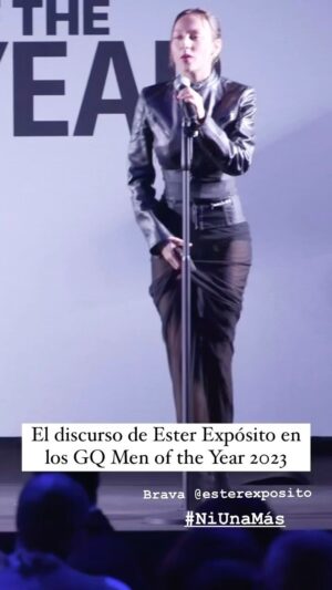 Cecilia Suárez Instagram - Brava @ester_exposito .
#NiUnaMás