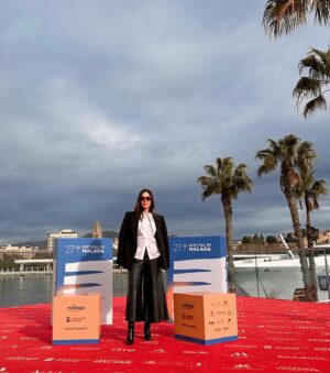 Cecilia Suárez Instagram - Festival de Cine de Málaga.
Gracias a los medios que se acercaron para hablar sobre “LLUVIA” de nuestro querido Rodrigo García Saíz.
•
Styling: @_freddyalonso @raquelorozcog @vivetta 
H&Mkup: @yosbaute @yslbeauty 
📸 @carlosvillarejo 
@cramtalent