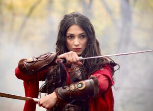 Cemre Gümeli Instagram - Meryem⚔️ Bu akşam 20:00’de @trt1 ‘de buluşuyoruz! @barbaroslardizi #BarbaroslarAkdenizinKılıcı