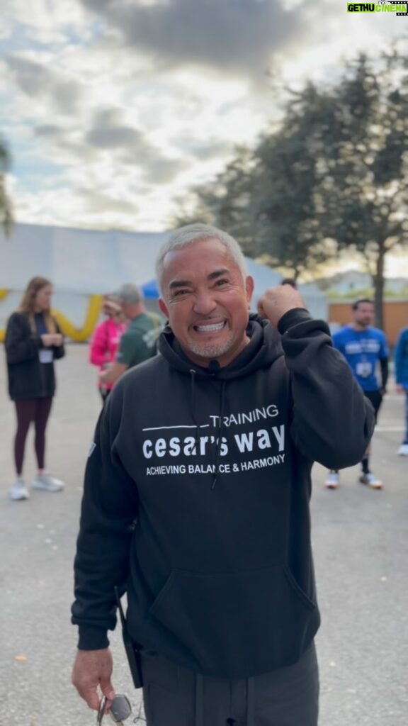Cesar Millan Instagram - LET’S GO!!! Happy and grateful to be here again, ready to change the world 🌎 #TrainingCesarsWay