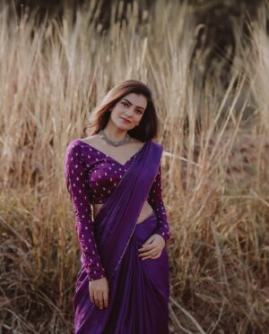 Chaithania Prakash Instagram - 🥀🖤

Photography: @mojo_click 
Mua & hair: @karthika.nitheesh 
Costume: @ajithalavender 
Jewellery: @orangebeautycollection2022 
Styling: @karthika.nitheesh