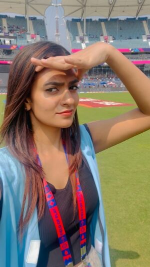 Chaithania Prakash Instagram - It Was One OF The Best Days And Best Matches From Both Teams 

Thank You So Much For The Opportunity
 @icc @metaindia 
#CWC23 #MetaSuper50