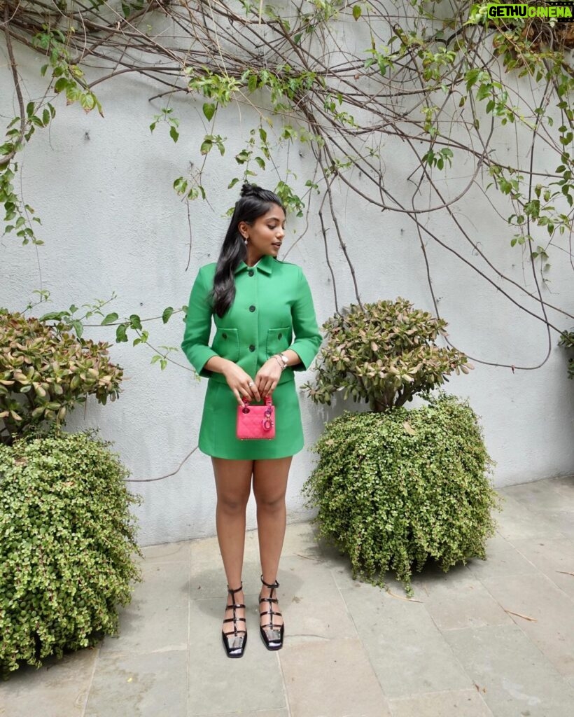 Charithra Chandran Instagram - Green Goddess 🌱 #throwback