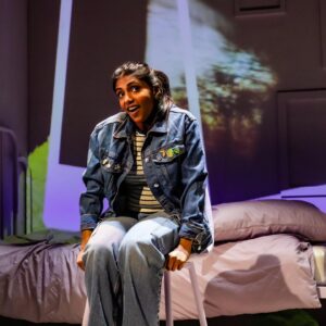 Charithra Chandran Instagram - I made my West End debut this weekend! WHAT??! 

Instructions for a Teenage Armageddon has been a dream come true from day 1 to first performance. Be it the writing (which is funny, truthful, conscientious, touching - @rosiejaneday you are a genius), the rehearsals (it was all play in the most wonderful, creative way - Georgie and @hannakhogali thank you) to @imkatygalloway who made it all happen. So many people to thank for this wonderful opportunity!! 

Little Charithra always dreamt of a moment like this and I still can’t quite believe it. Dreams do come true. It’s actually mad. Blessings upon blessings. I cannot express how grateful I feel. 

This play is so important to everyone involved in the project. It goes beyond the theatre, it’s about representing young people - particularly teenage girls. A demographic that is frequently ridiculed and disrespected. We want our show to let you know that we hear you, we see you and we love you! 

For everyone who came on Sunday and for everyone who has bought a ticket, THANK YOU!! I know both time and money are so tight for many people right now and the fact that you’d choose to spend both with us, fills my heart with joy and humility. I see all the support and I am bursting 🥰🥰🥰🥰

This will be one of the most exciting, meaningful memories of my life ❤️ THANK YOU THANK YOU THANK YOU 

@teen_armageddon