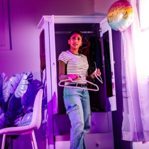 Charithra Chandran Instagram - I made my West End debut this weekend! WHAT??! 

Instructions for a Teenage Armageddon has been a dream come true from day 1 to first performance. Be it the writing (which is funny, truthful, conscientious, touching - @rosiejaneday you are a genius), the rehearsals (it was all play in the most wonderful, creative way - Georgie and @hannakhogali thank you) to @imkatygalloway who made it all happen. So many people to thank for this wonderful opportunity!! 

Little Charithra always dreamt of a moment like this and I still can’t quite believe it. Dreams do come true. It’s actually mad. Blessings upon blessings. I cannot express how grateful I feel. 

This play is so important to everyone involved in the project. It goes beyond the theatre, it’s about representing young people - particularly teenage girls. A demographic that is frequently ridiculed and disrespected. We want our show to let you know that we hear you, we see you and we love you! 

For everyone who came on Sunday and for everyone who has bought a ticket, THANK YOU!! I know both time and money are so tight for many people right now and the fact that you’d choose to spend both with us, fills my heart with joy and humility. I see all the support and I am bursting 🥰🥰🥰🥰

This will be one of the most exciting, meaningful memories of my life ❤️ THANK YOU THANK YOU THANK YOU 

@teen_armageddon