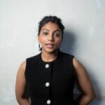Charithra Chandran Instagram - #myloveis is listening to podcasts while commuting to work! Full episode is out now, link in bio <3 We opened up....A LOT! I don't think I've ever spoken about my personal life so openly before but @ashholme made me feel so comfortable. x @bumble_uki uki {ad} Styling: @hollyevawhite Makeup: @sarahillmakeup Hair: @patrickwilson