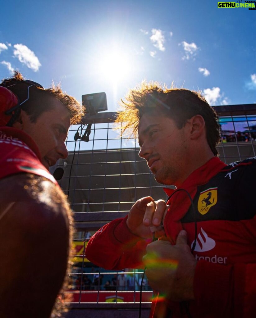 Charles Leclerc Instagram - Grazie mille di tutto Xavi. So many years working together, my first pole, my first win as well as my first year in Ferrari was alongside you and you always got the better out of me by pushing so hard no matter the situation we were in. Thank you for everything and good luck for your new adventures in the future.