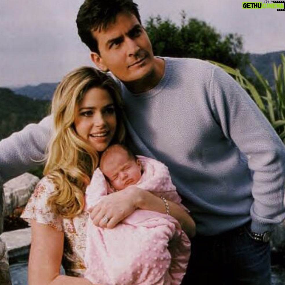 Charlie Sheen Instagram - Today marks 13 years of awe sum with my lovely daughter Sami. Happy birthday. Love dad. ©