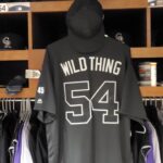 Charlie Sheen Instagram – truly
honored that
my love child will 
grace a major league
field as “Wild Thing” !

vamos allá indeed !