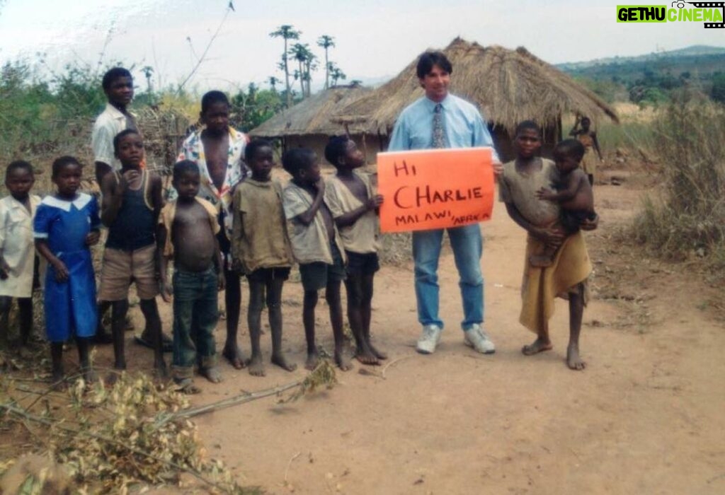 Charlie Sheen Instagram - and the clean water has now been flowing, from 100 wells, for 15 years. ❤️❗️