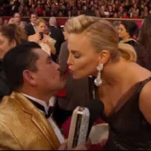 Charlize Theron Instagram - Oh, and I got married!
Love you, honey! ❤️ 
@iamguillermo 
#Guillermotilldeathdouspart
#Oscars