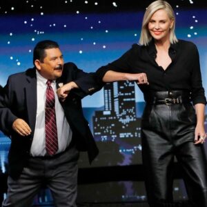 Charlize Theron Instagram - Oh, and I got married!
Love you, honey! ❤️ 
@iamguillermo 
#Guillermotilldeathdouspart
#Oscars