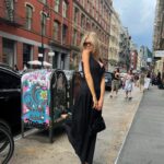 Charlotte McKinney Instagram - @annaquanlabel dress making me feel like a proper ladaaayy
