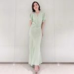 Charmaine Sheh Instagram - Be the reason someone smiles today. . . . Dress: @victoriabeckham Accessories: @swarovski Heels: @louboutinworld Styled by: @pelilam Makeup by @katherine_lo1228 Hair by @lorrainelam @hairculturehk