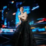 Charmaine Sheh Instagram – Discover your lights at night.
Make up by @katherine_lo1228 
Hair by @lorrainelam @hairculturehk