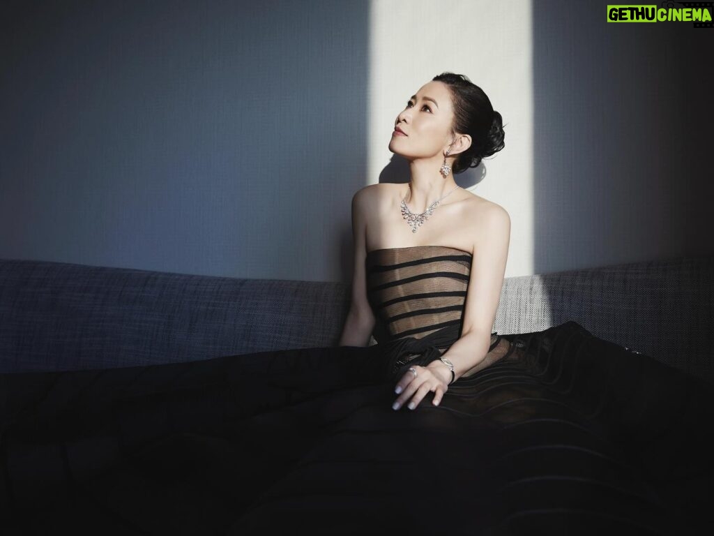 Charmaine Sheh Instagram - To shine your brightest light is to be who you truly are. @oscardelarenta @chaumetofficial