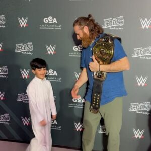 Chelsea Cardona Instagram - :
جانب من لقاء نجوم WWE سامي زين وتشيلسي جرين وليف مورجان بعدد من المعجبين في الرياض 🇸🇦

#WWEKingAndQueen