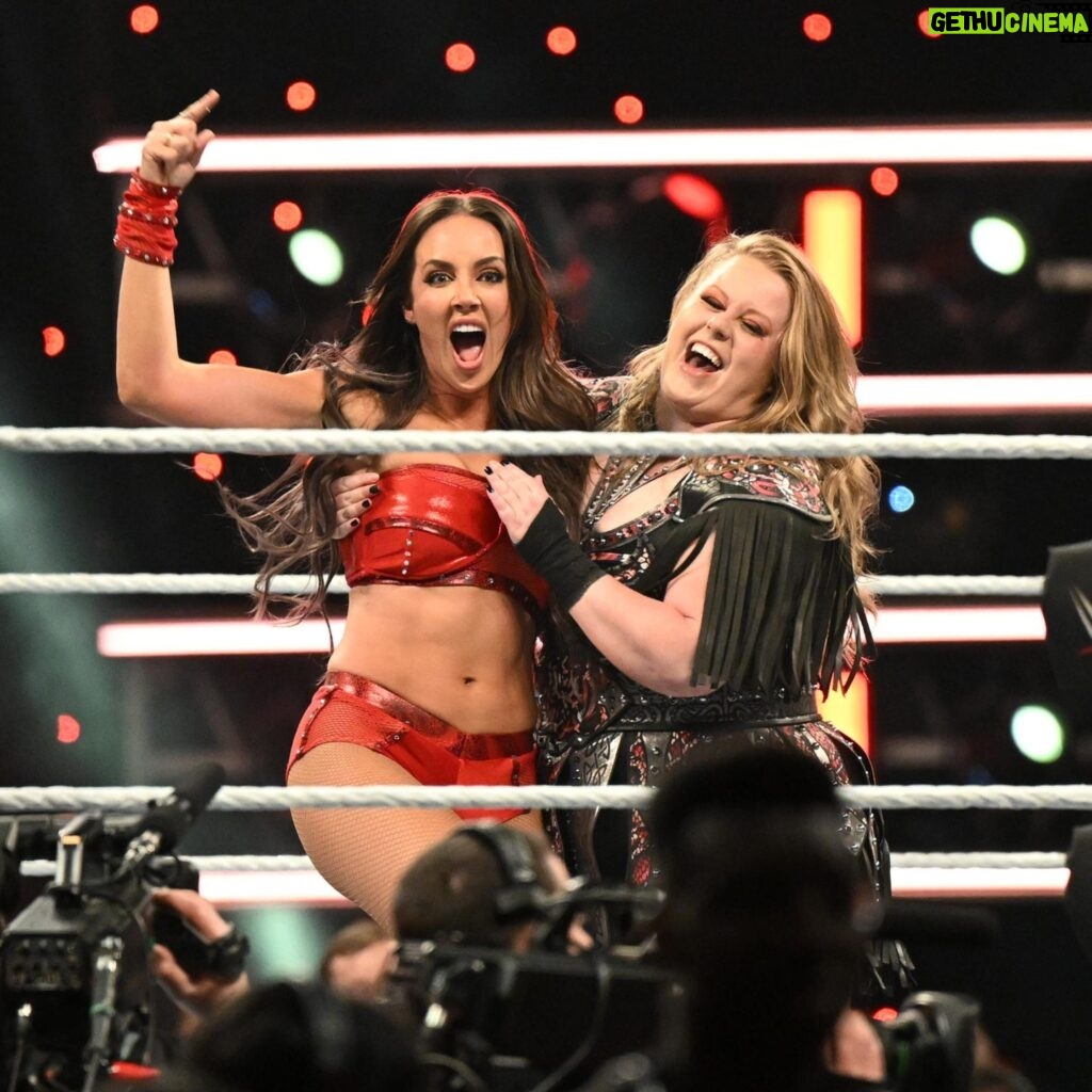 Chelsea Cardona Instagram - We promised to put a photo up of Chelsea Green next time she won, and she and Piper Niven won! Congratulations, Chelsea and Piper! #WWE #WWERaw
