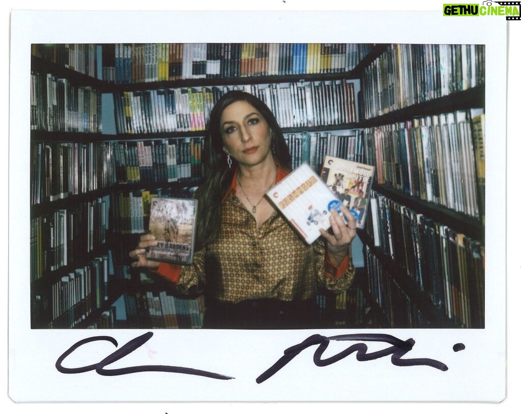 Chelsea Peretti Instagram - This lil first time director has now officially infiltrated the Criterion Closet! Surprise - no Tommy Boy in the collection!!! No Kill Bill 2! No Party Girl! No Guffman! No Planes Trains and Automobiles! No Holy Grail, Hanna, Birdman, On Golden Pond, or Terms of Endearment! But I grabbed a bunch of incredible things including a Wong Kar-wai box set I’m excited to possess and Im honored to follow in the footsteps of the Michael Cera Criterion Closet vid I watched from 8 years ago. He was so reverent, gentle, and austere with each film he picked up. Its also apparent Im gonna have to learn French to become a film buff. AHHHHH I FORGOT TO GET BEING JOHN MALKOVICH - IT WAS ON MY LIST AND THEY DID HAVE IT!!! same w defending your life. I need to go back. Is this incoherent im sleep deprived. Does this caption count as a podcast