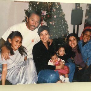 Chelsea Tavares Instagram - It’s been a month since My dad has passed. we were all nervous about posting it, because it makes it a bit more real , now that it’s public. A Post will never hold enough weight to let people know how much you impacted us and others around us. From our family, to friends, to neighbors, to the people that worked at your favorite donut shop. you were the person that loved and people called on. You were the Father to people that didn’t have a father . when our friends and ex’s fly out of state just to see you one more time before you go, you know you’re the shit. No matter what happened in life, you were always there. Always on time to pick us up from school, or the airport. You were the cook of the house. we were the house, where you knew my dad was gonna grill and make some bomb burgers or steak while mommy drank her white wine and cleaned.  you quietly sized up all of me and my sisters dates.. You would leave Hershey chocolate bars on our pillows in the morning every valentine’s day. Even when mommy was mad, you grabbed her , kissed her, and would squeeze her butt until she laughed. when i think of GOOD CLASSIC music. like that bobby Caldwell , Phil collins, The Beatles, Debarge music. I think of you. The Police was our favorite band. we would play it driving down to San diego. we shared our love for vintage cars and black and white movies.  you made me Look up all of the black actresses & singers that i didn’t know about from the 40’s and 50’s.  Koden keeps asking for “pop pop”. it’s really hard to answer him. you said watching a movie and having a bowl of Vanilla ice cream with him , was you and koden’s “thing”. so I will continue to remind him of that. he had a bowl the other day ♥️ Currently wearing your T shirt and the bracelet you got me for my 30th.  It’s so surreal. I wish I could hug you, i wish you would call me saying “i don’t want nothing, just want to tell you I love you.” There is always gonna be a hole in my heart. I wish you could have walked us down the aisle, but i believe we have too much character and personality for the spirit to just not be here any more. i can literally feel you around. we just miss you. that’s all. ♥️your “Chelsea Baby”