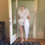 Chloë Sevigny Instagram - Look 1 #behindthescenes in the #bridalsuite 📸 & styling @haleywollens
