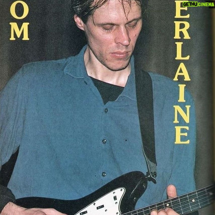 Chloë Sevigny Instagram - I saw him a few months ago on the street outside the Chelsea Hotel, I cried out “Tom Verlaine, I love you, thank you!” I’m sure glad I did. God bless and safe passage. 💔