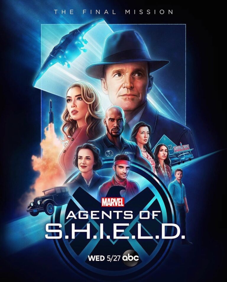 Chloe Bennet Instagram - Season 7 #agentsofshield poster is here. The last ever season. Swipe to see every poster from every season, starting from S7 going all the way back to S1. It seems we shoot S1 when I was approximately twelve and a half years old. I am now 43. The math doesn’t realllyyyy add up, but it also does.... TIME am I right?! 😅 Lol okay I dunno this is nuts. It feels like we are living in some weird shield episode right now. So, anyway. Enjoy, stay healthy. Xx