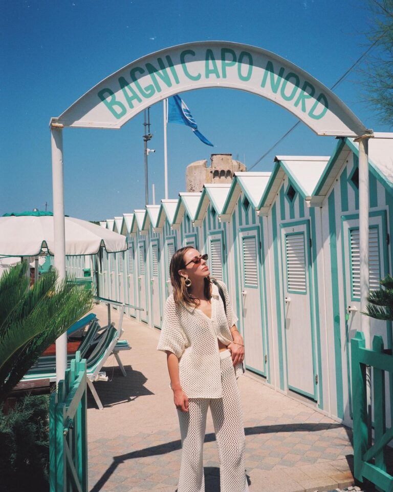 Chloe Bennet Instagram - my stripey blue italian-y oceany prosciutto-y era