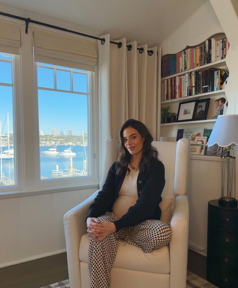 Chloe Bridges Instagram - Nesting is in full swing over here. Thank you @babyletto for the perfect furniture to complete this nursery #babylettoinspo #36weeks