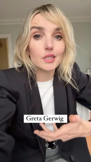 Chloe Fineman Instagram - I can’t stop watching Greta Gerwig interviews ❤️ (work in prog) #gretagerwig #barbie