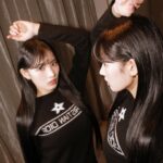 Choi Yun-jin Instagram - Happy days👯🖤🤍