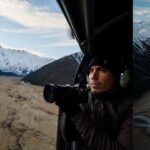 Chris Burkard Instagram - From my expression in the first image you’d think I hate flying but in all reality it’s where I’m happiest... especially if if the doors’ open with an expansive view and cold wind in my face. Here’s a series of some favorites shot in New Zealand during an assignment for Icebreaker in 2018, documenting Mt. Cook and it’s beautiful surrounding valleys. A landscape that encourages time spent away from man-made structures and preferably among blue glaciers & vast mountain ranges