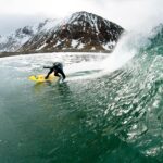 Chris Burkard Instagram - Unstad, Norway I was 26 with my first kid on the way… my wife was almost due and I decided to take one more job shooting surf in Norway before my son came. My life up to that point had been singularly focused on my career - booking back to back jobs around the globe and I hadn’t really taken a moment to look over my shoulder. Knowing it was my last shoot for the next few months, I pushed myself extra hard… spending more time in the icy waters causing frost nip in my hands & nerve damage that I still deal with to this day. There’s a lot more to unpack from this trip but I look back at the images with a palpable memory of my time there and the feeling life would never be the same when I got home