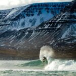 Chris Burkard Instagram - The colder corners of the world often escape our attention when considering waves to seek out and hopefully surf. Sometimes in the moment, when it’s dark, freezing, and the only thing standing between you & good waves is a wet wetsuit and a snowy parking lot, you don’t want to go through the discomfort of changing out… but without a doubt, the small sacrifice leads to greater memories, happines, and sometimes even an art form that hopefully inspires others to do the same. These memories from a surf expedition in Iceland, 2021, for @billabong were no exception… but certainly worth the effort that led us to empty lineups accompanied only by adjacent peaks and an occasional whale sighting.