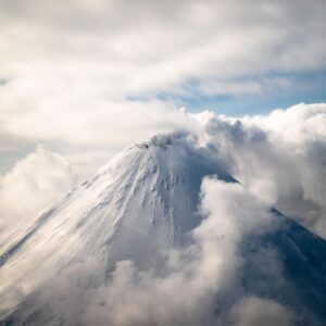 Chris Burkard Instagram - Stretching between the shores of Alaska and Russia, this chain of 14 volcanoes and 55 smaller land masses make up what is known as the Aleutian Islands… one of the most remote and difficult landscapes I’ve photographed -  due to the harsh storms the frequent the Bering sea that often shrouds them in thick clouds & fog. In the past, I had set out to these islands with the goal of surfing in mind.. but in 2018, I received a grant from Conservation International to document the Alaska Maritime Wildlife Refuge - focusing more on showing the scope of the landscape and it’s largely undisturbed beauty. 
We caught a window in the weather - so I grabbed my camera & jumped in a small plane… resulting in some of the most unforgettable aerial views of my career.