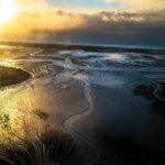 Chris Burkard Instagram - Over the last week, I’ve been filming First Take: Season 2 around my old stomping grounds here in California’s Central Coast... I felt like it’s important to show places that are sometimes overlooked for visiting, especially one that played such a huge part in my career back in the days when I lived in my truck and was borrowing telephoto lenses to shoot surf. Since aerial photography is a passion of mine, I decided to share that perspective with @rachel_jones_ross and we scored one of the best sunsets I’ve seen in years, serving as a reminder of how special & idyllic this little corner of the world can be.