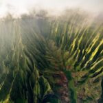 Chris Burkard Instagram - I often talk about the colder regions of the world and am admittedly drawn to them… but to this day, the Napali Coast is still one of the most dramatic and stunning landscapes I’ve had the opportunity to photograph. Some of the steepest, knife edge ridges held together by thriving plant life feels like something you’d only see in Jurassic Park and instantly inspired me to find the aerial perspective during a personal trip with my family in 2018. I shot this video from my iPhone before reels were a thing so I could remember this surreal experience in a little more unfiltered way.