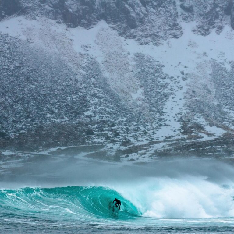 Chris Burkard Instagram - Unstad, Norway I was 26 with my first kid on the way… my wife was almost due and I decided to take one more job shooting surf in Norway before my son came. My life up to that point had been singularly focused on my career - booking back to back jobs around the globe and I hadn’t really taken a moment to look over my shoulder. Knowing it was my last shoot for the next few months, I pushed myself extra hard… spending more time in the icy waters causing frost nip in my hands & nerve damage that I still deal with to this day. There’s a lot more to unpack from this trip but I look back at the images with a palpable memory of my time there and the feeling life would never be the same when I got home