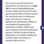 Chris Flores Instagram - Se você está sofrendo violência doméstica, ou conhece alguém que esteja passando por isso, ligue 180 fonte: @institutomariadapenha
