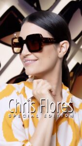 Chris Flores Instagram - Chegou!!! A nova coleção Chris Flores Special Edition, minha collab exclusiva com o @mercadaodosoculos_oficial , tá linda gente ❤️ aqui vc vai ver um pouquinho da minha coleção de óculos, de grau e solar, meu processo de escolha dos modelos com todo amor e carinho e a convenção do Mercadão dos Óculos com meus queridos franqueados de todo o país. Espero que vcs gostem dos modelos!!! Coloquei um pouquinho de mim em cada um deles, pensando em agradar todas as mulheres maravilhosas do nosso Brasil 💋 Já nas lojas do @mercadaodosoculos_oficial - no site do Mercadão tem todos os endereços 🌸