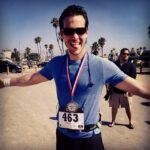 Chris Wood Instagram - Freedom Half-Marathon this morning. As happy as I look here, I can easily say that this was not my face during the last five miles.