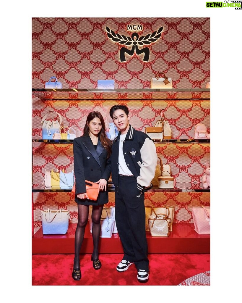 Chrissie Chau Instagram - Embracing the magic of Valentine’s Day with MCM ❤️ @harbourcity @mcmworldwide #MCMWorldwide #MCMHarbourCity