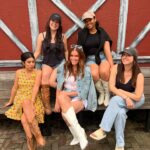 Chrissie Fit Instagram - We got rowdy in #Nashville for my dear friend @emily_a_pierce’s #bachelorette! What a blast and what a bride! Yeehaw 🤠 (I used this emoji so much in the last 3 days). #NashBash #LetsGetNashty #MidnightRodeo